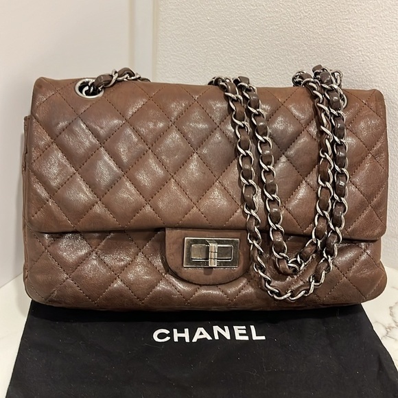 CHANEL Handbags - Chanel Double Flap Lambskin leather bag